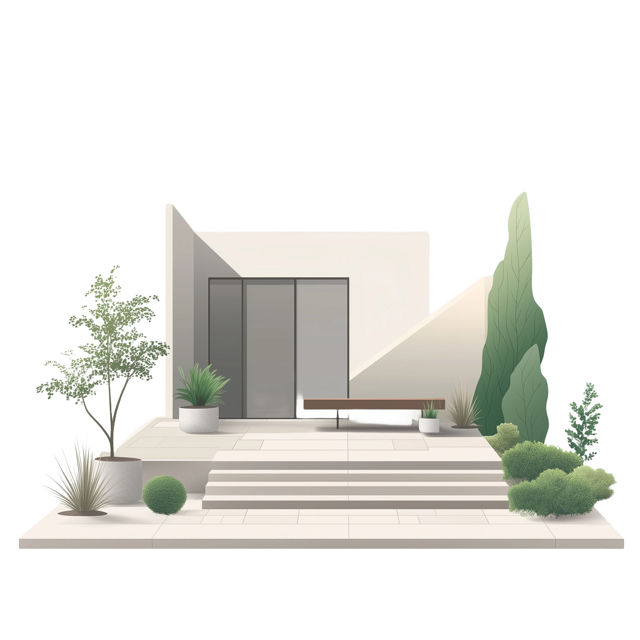 Terrassenbau Icon